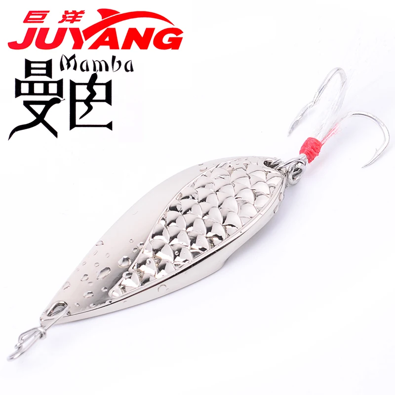 JUYANG Metal Lure Spoon Fishing Lures 2g 5g 7.5g 10g 15g 20g winter Hard Baits Metal Material Fishing Tackle