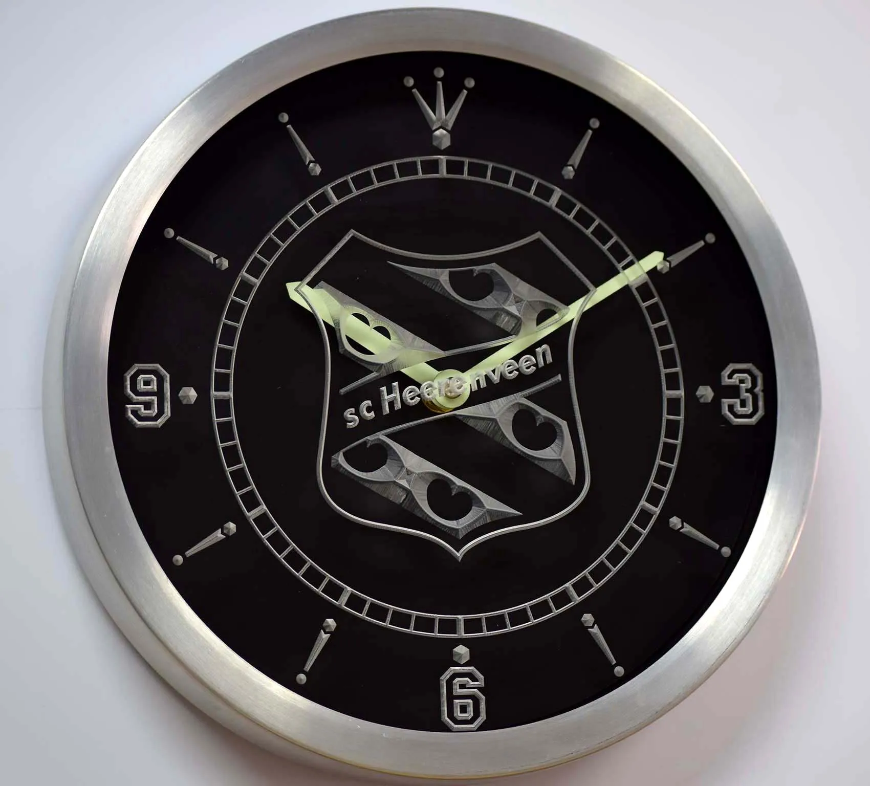 nc1018 SC Heerenveen Eredivisie Football Neon Light Signs LED Wall Clock