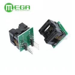 1 шт. SOP8 на DIP8 SOP8 поворотный DIP8 SOIC8 на DIP8 IC программатор, адаптер, розетка для широкого диапазона 150 мил/208мил