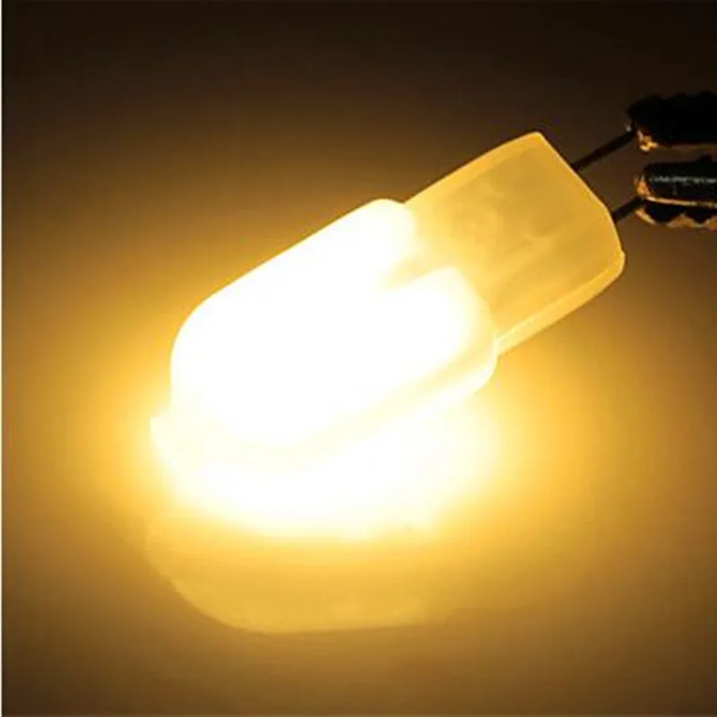 10pcs G4 LED Lamp Hight Bright 3W AC/DC12V AC220V Chandelier Light milky/transparent cover 360 Beam Angle Replace Halogen Lamp