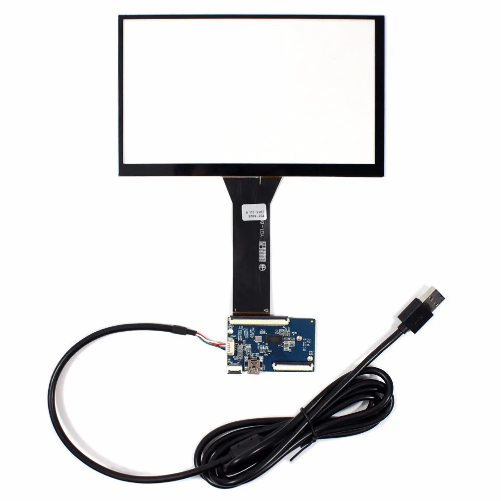 

7" Capacitive Touch Screen+USB Controller For 800x480 AT070TN92 LCD Screen