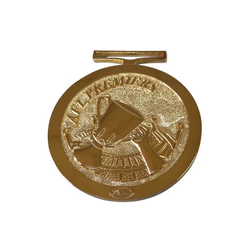 3D gold-plated prize promotion metal medal wholesale custom electroplating gold medal