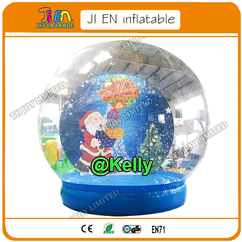 

free door shipping cheap christmas inflatable snow globe for sale, new coming Christmas Inflatable Snowball Bubble ball