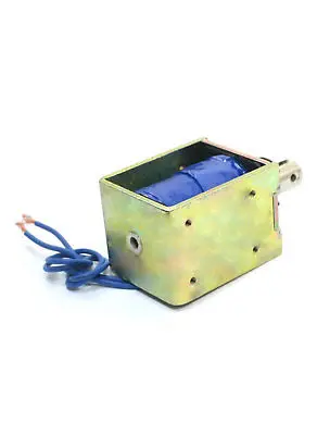 JF-1050 DC12V/DC24V 360mA 60N/10mm Linear Motion Pull Type Solenoid Electromagnet