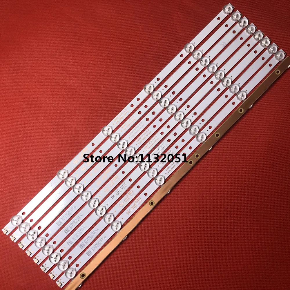 45 قطعة LED شريط إضاءة خلفي ل DEXP F49B7000T 49PUF6050 49PFL3445 PH49PFG5001/78 49PUF6050/T3 K490WD7 A1 A2 4708-K490WD-A2213K01