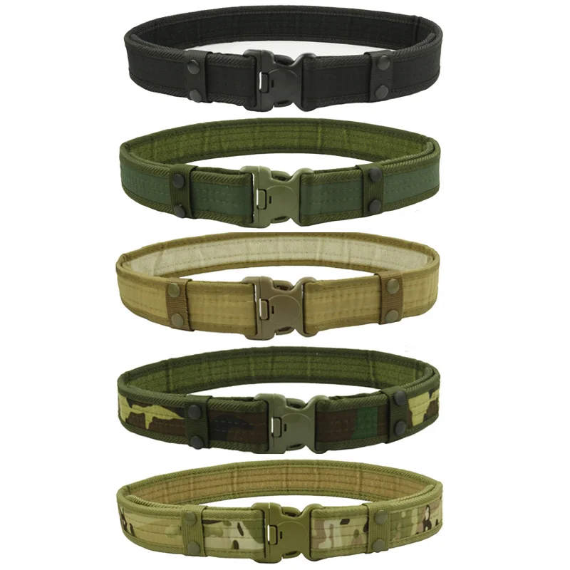 VULPO Airsoft Tactical Belt Adjustable Nylon Belt Outdoor Hunting 2 inch Belt