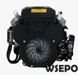 Factory Direct Supply WSE-2V78F 678CC 22HP 13KW V Twin Cylinder Air Cool 4 Stroke Gas Engine,used for Generator,Ground Driller