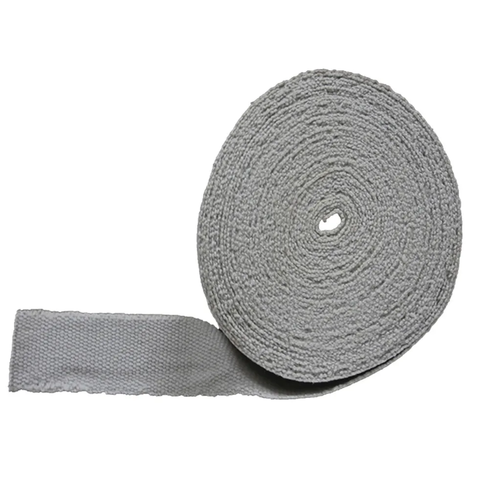 width 30mmxthickness3mm Glass ribbon fiber cloth winding belt fire resistant fiber cloth high-temperature fiber belt