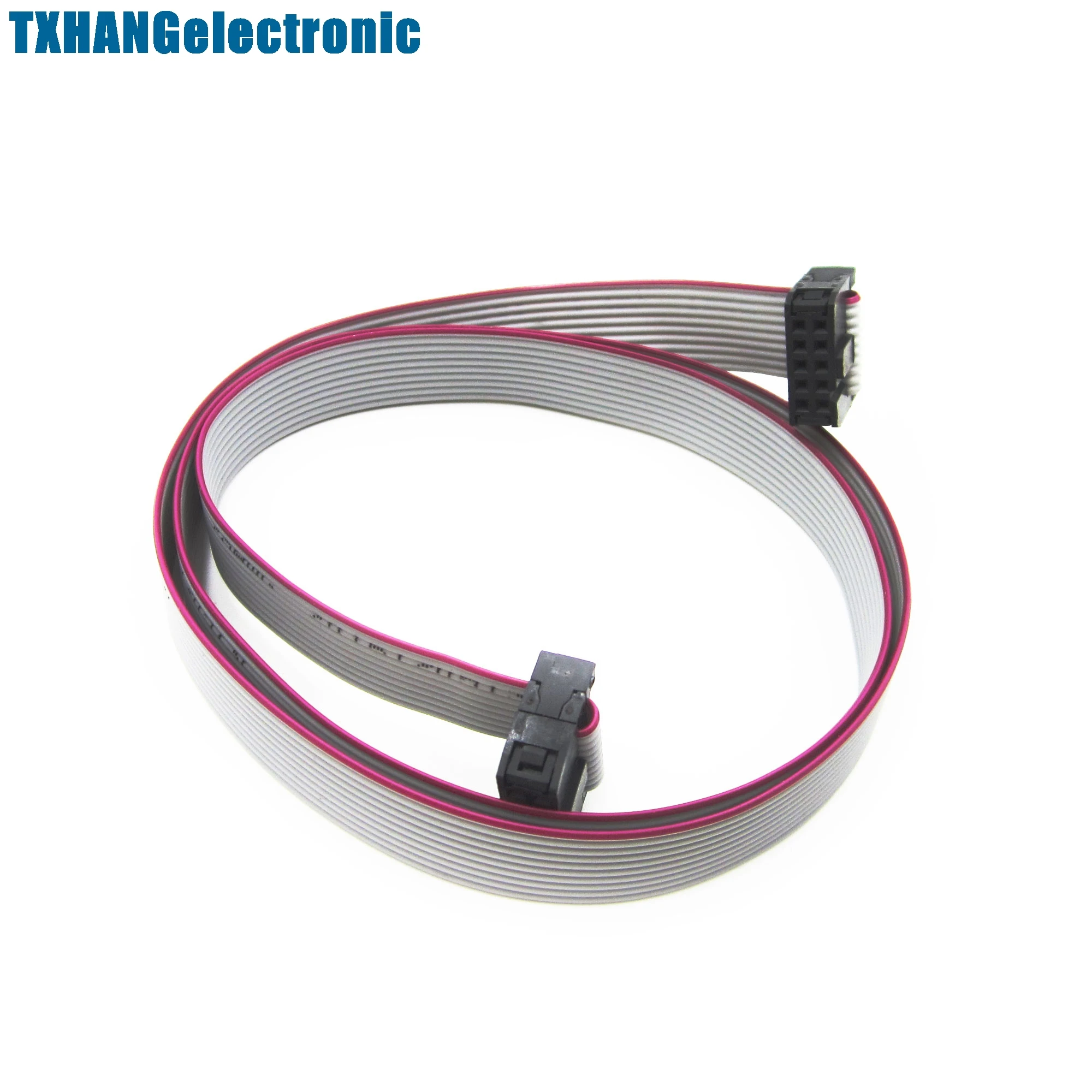 

70CM 10 Pin USBISP USBASP JTAG AVR Download wire 10P Ribbon Cable 2.3ft 2.54mm