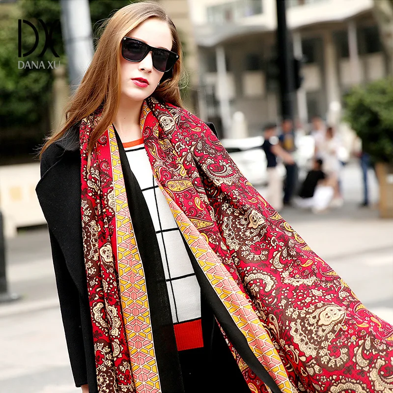 Ladies Warm Winter Hooded Wrap Poncho Wool Scarves Lush Cape Mantle Ponchos And Capes Aztec Outwear Casacos Femininos 2015