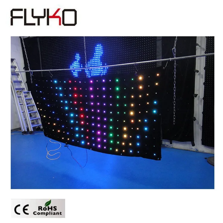 

Christmas decorations P100mm 2.2x1 m Full led display curtain fasion design