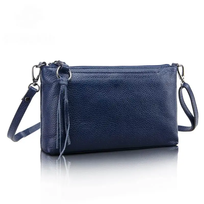 Fashion Messenger Bag For Women Genuine Leather Mini Clutch Bag real leather solid Women shoulder bags Casual lady handbag