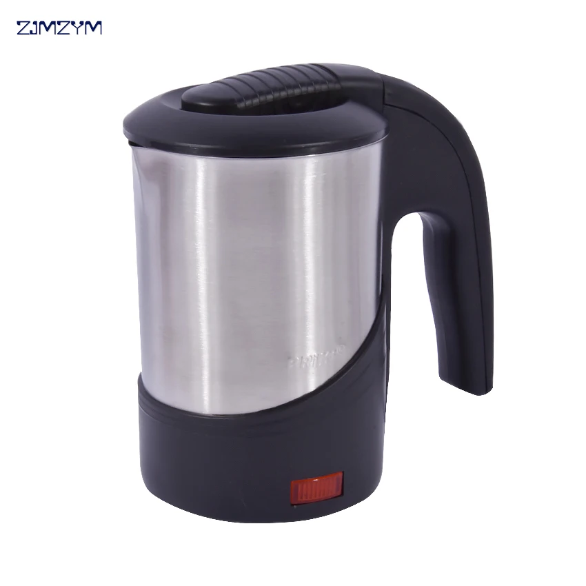 0.6L travel abroad electric kettle stainless steel 110V-220V European portable mini travel electric cup