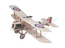 Spedizione gratuita RC Airplane Ultra-micro Balsawood Aircraft Light Laser-cut Airplane SE5A aeromodeling Kit K4