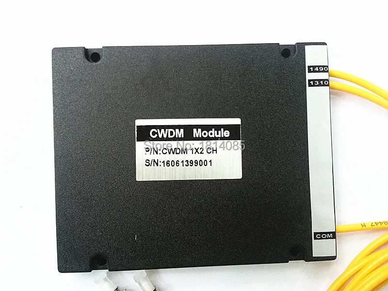 Fiber Optic 2 Channel CWDM Mux Demux Module 1310-1490nm with FC/UPC Connector