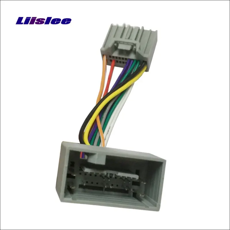 

Car CD DVD Player Power Wire Cable Plug For Honda City 2014~2018 Plugs Into Factory Radio / DIN ISO Male