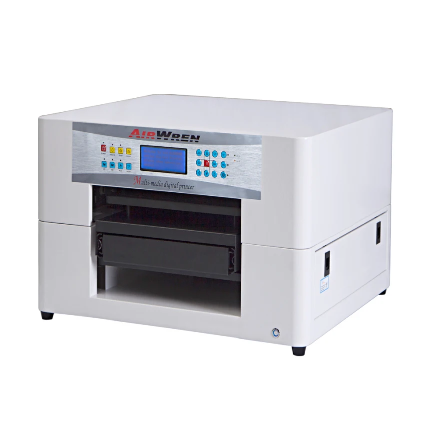 A3 Size DTG Flatbed Printer Inkjet T-shirt Printing Machine with Free RIP Software