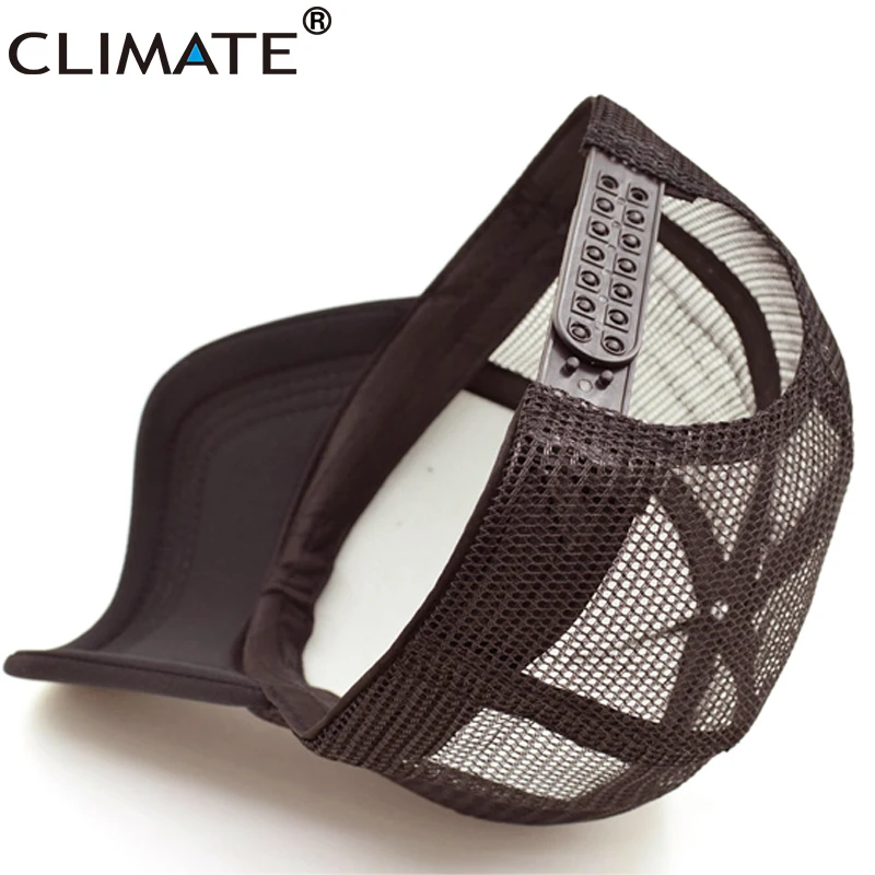 CLIMATE Funny Trucker Cap Hat Men TV No Signal Signalisation Caps Summer Cool Trucker Caps Funny Mesh Net Cool Caps Hat