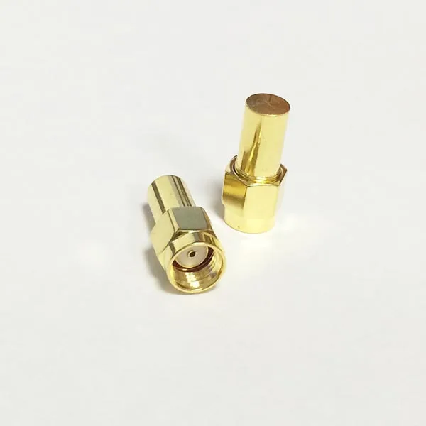 

1pc RP-SMA Male Plug Load RF Coax Adapter Modem Convertor Connector Straight Goldplated NEW wholesale