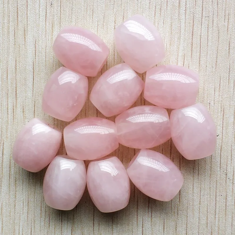 Fashion good quality natural quartz stone pink round shape big hole beads for bracelet jewelry making 12pcs/lot  wholesale free