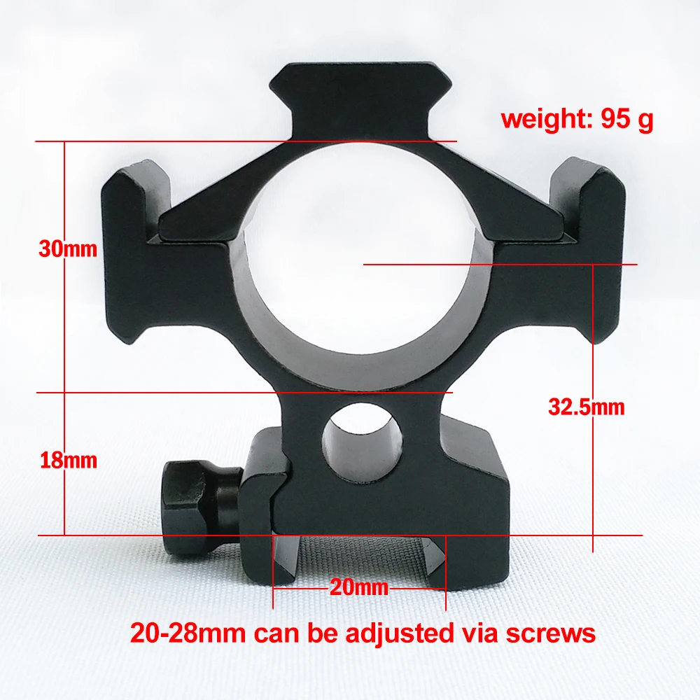 

Best 30 35 mm 6061 aluminum scope mounts rings for 20mm can be adjusted three sides weaver picatinny rail hunting mounts