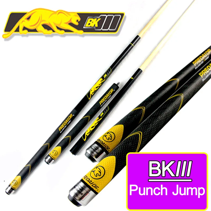 BK3 Maple Wood 3 Sections Billiard Cue Sitck Pool Jump and Break Cue Punch and Jump cue in 13mm Tip 148cm Length China