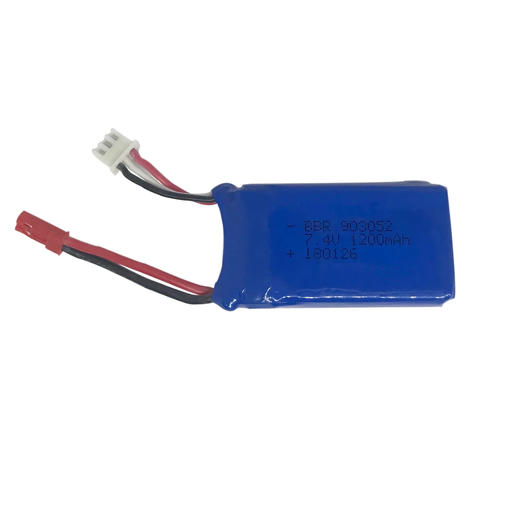 7.4V 1200mah 903052 Battery For Wltoys A949 A959 A969 A979 K929 RC Helicopter Airplane Car Boat LiPo RC Drone Battery 2PCS/lot