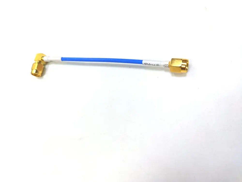 20pcs Right Angle SMA male to SMA Plug RG405 Semi Flexible RF LOW LOSS 3G 4G Cable