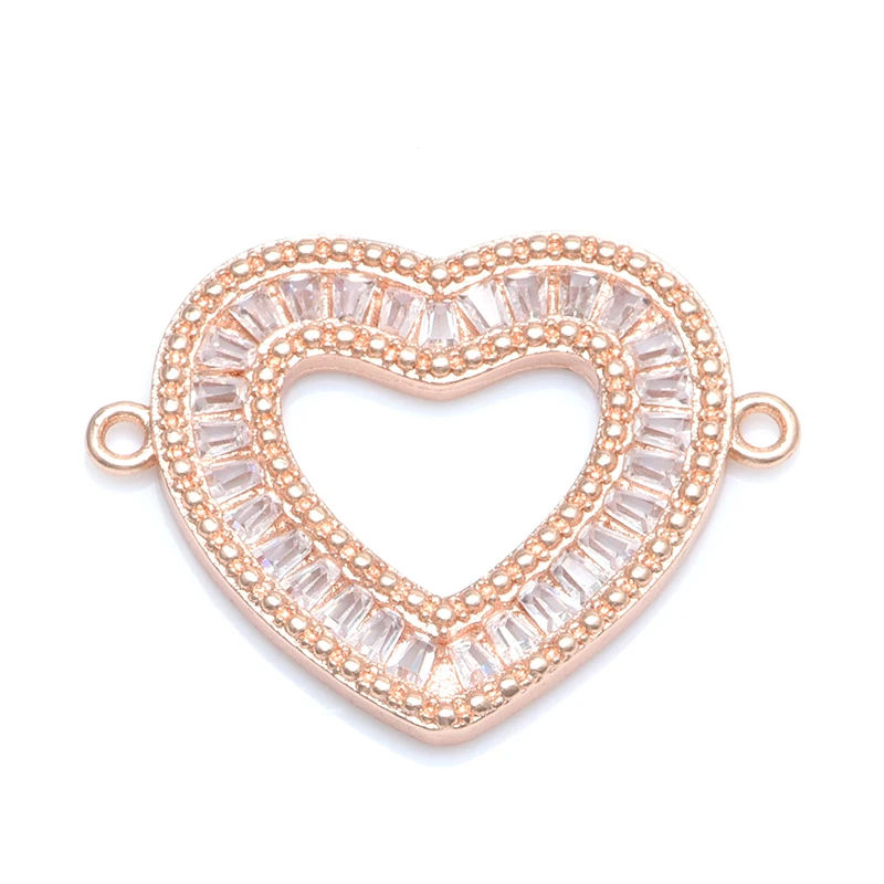 4 ألوان الذهب الشظية الحب القلب موصل سوار ذاتي الصنع مجوهرات للنساء عشاق اليدوية محظوظ هدية عيد ميلاد بالجملة #6