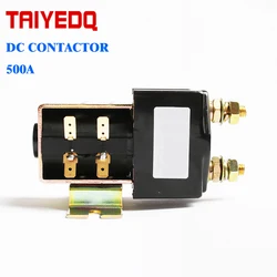 500A DC Contactor 24V DC12V 36V 48V 60V 72V DC Magnetic Contactor CZW500A forklift handling wehicle car winch SW200 contactor