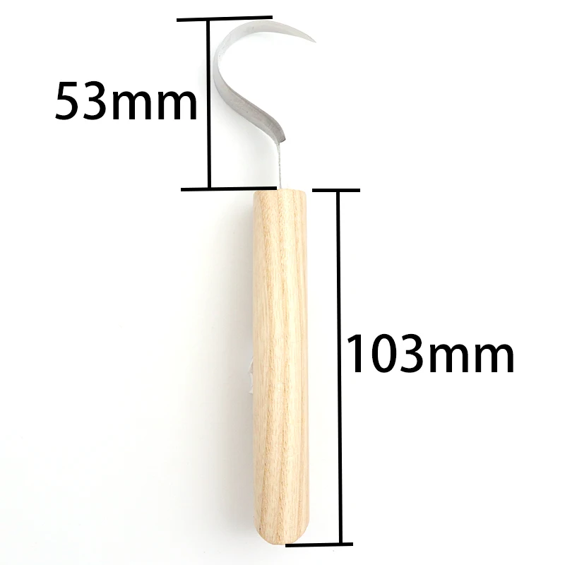 5pcs/set Stainless Steel Woodcarving Cutter Hooked Whittling Cutter Tool Sets Used for Cutting Wooden Spoons Carving Knife