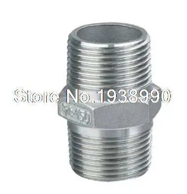 

10pcs 1/2" Male x 1/2" Male Hex Nipple Stainless Steel 304 Threaded Pipe Fitting BSP