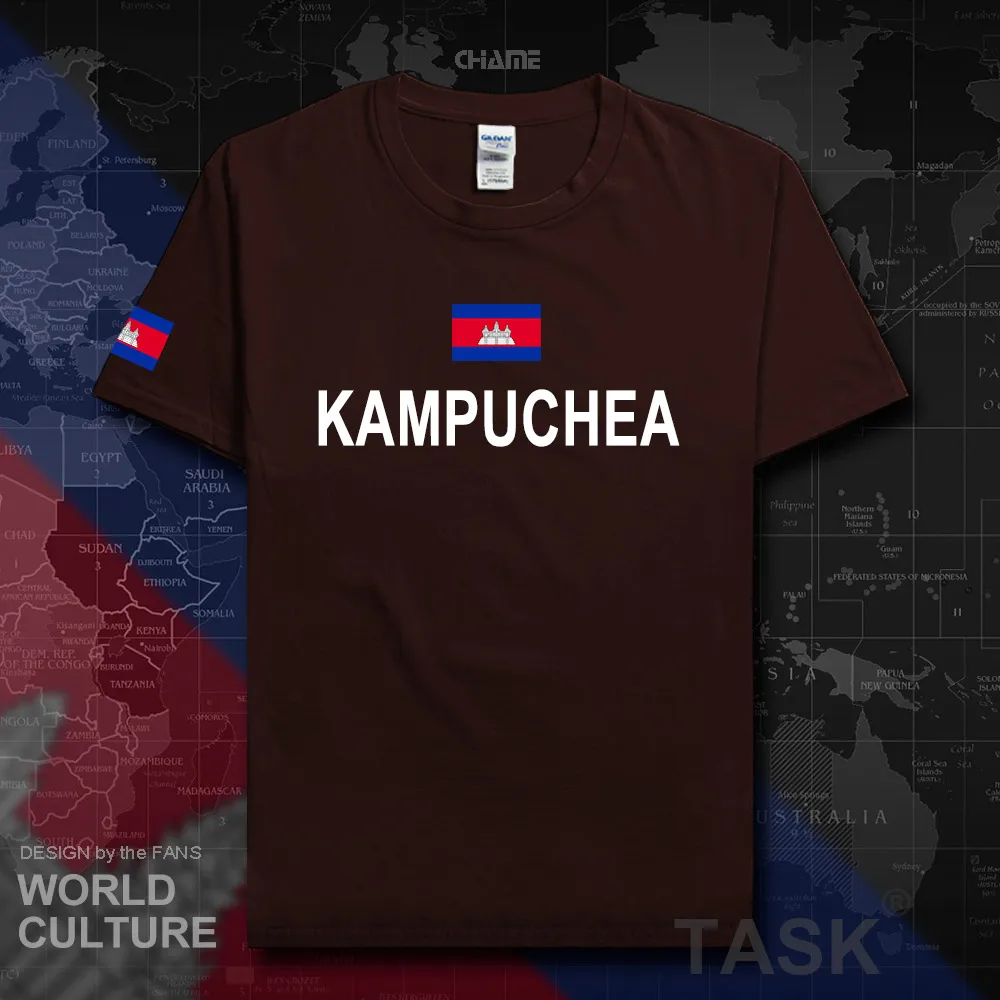 Cambodia Kampuchea men t shirt fashion 2017 jersey nation team cotton t-shirt clothing tees country sporting KHM Cambodian Khmer