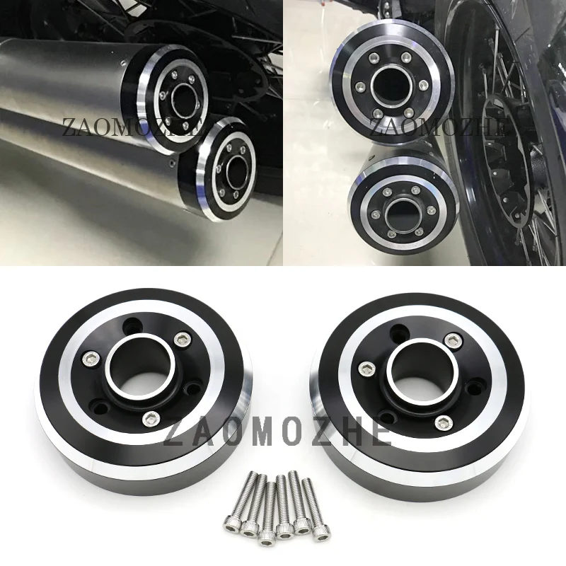 

For BMW R NINE T 2014 2015 2016 Motorcycle CNC Aluminum.Exhaust Tips End-CAP after market