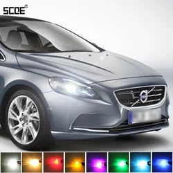 For Volvo V40 V50 V60 V70 II V70 III SCOE 2015 2X 12SMD LED Front Parking Light  Front Side Marker Light Source Car Styling