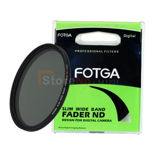 FOTGA 67mm Slim Adjustable Neutral Density ND Filter Variable Range ND2 to ND400