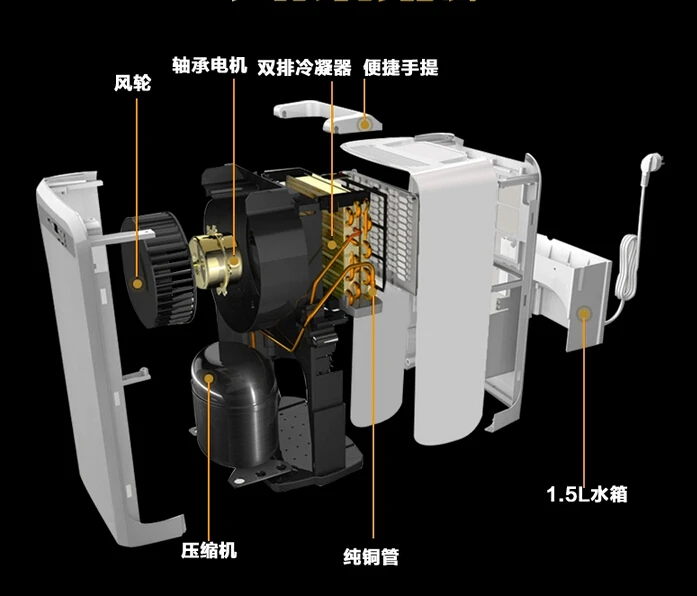 Darmowa wysyłka duże osuszacze osuszacz powietrza duże pokrycie pochłaniacz wilgoci deshumidificador suszarka oczyszczanie powietrza domu