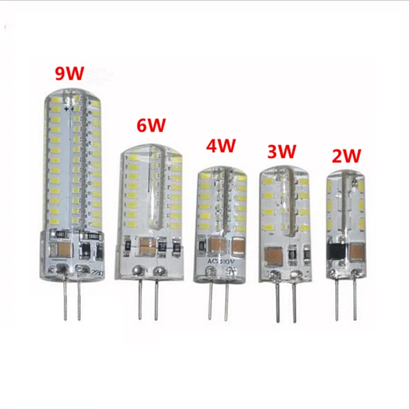 G4 LED Bulb AC220V Warm/Cold White 2W 3W 4W 6W 9W Chandelier Light 360 Beam Angle Replace Halogen Lamp