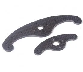 Carbon Fiber Vertical Rudder Mount / Rudder Tray Set for 20-50CC Airplane