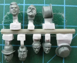 1:35 Resin kit   British troops head (6 Figures)03