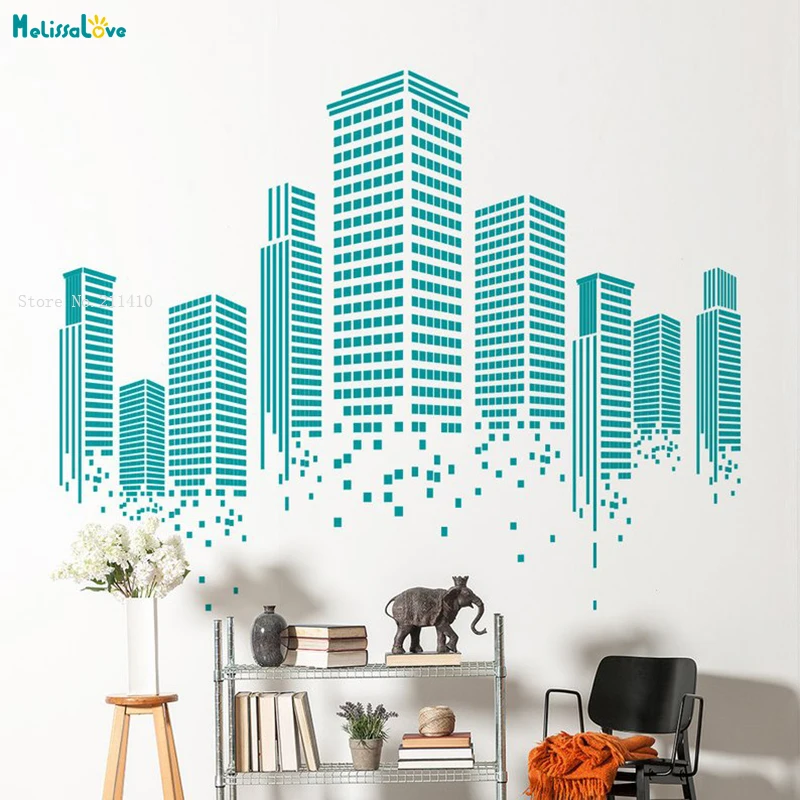 Urban Wall Sticker Decals Graphics Home Decoration New Design Living Room Vinyl Office Self-adhesive Cool Art Murals YT1463