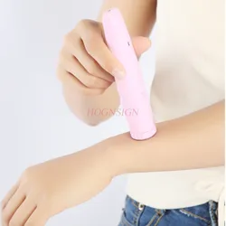 Instrumento de depilación para mujer, cuchillo de afeitar eléctrico para mujer, peludo, vello púbico, partes privadas disponibles