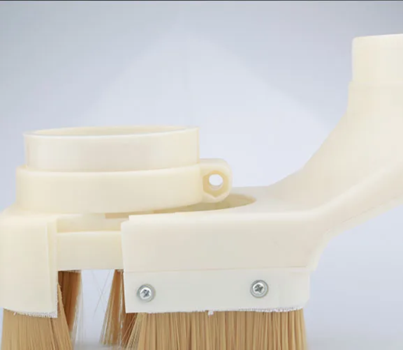 Coleta de poeira para motor de eixo de 100mm, capa para máquina cnc de nylon