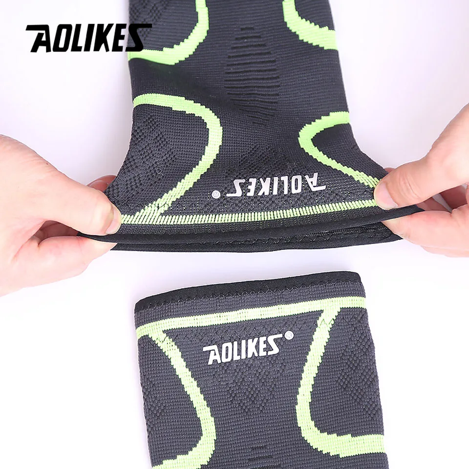 AOLIKES 1PCS Breathable Elbow Support Basketball Football Sports Safety Volleyball Elbow Pad Elastic Elbow Supporter images - 6