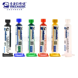 MECHANIC UV Solder Resist BGA PCB UV Curable Solder Great Mast Solder Mask Solder Resist Red/blue/green/Yellow/Black/White