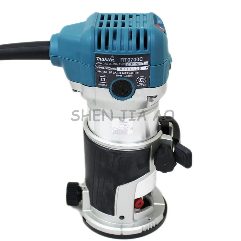 Handheld woodworking trimming machine RT0700C electricity  woodworking slotting machine saw for wood trimming tools 220V 1PC