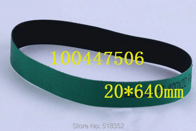 100447506 Charmilles Belt 20 x 640mm Green ( with one side black), Wire EDM-Low Speed Machine Spare Parts