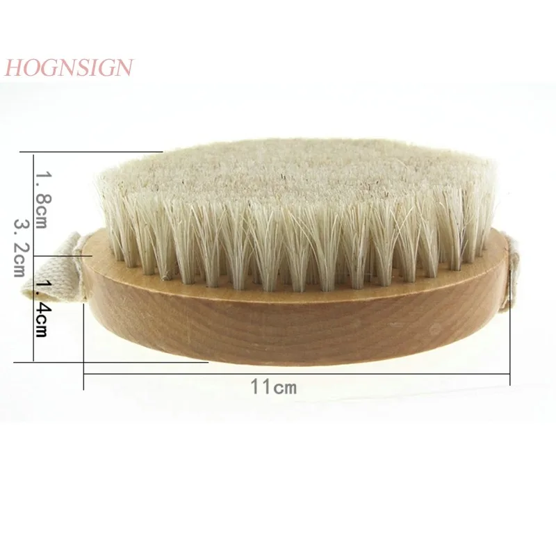 Factory Direct Giant Stalkless Soft Beads Cotton Belt Massage Bristle Bath Brush Body Cleansing Back Tool Bathing Supplies