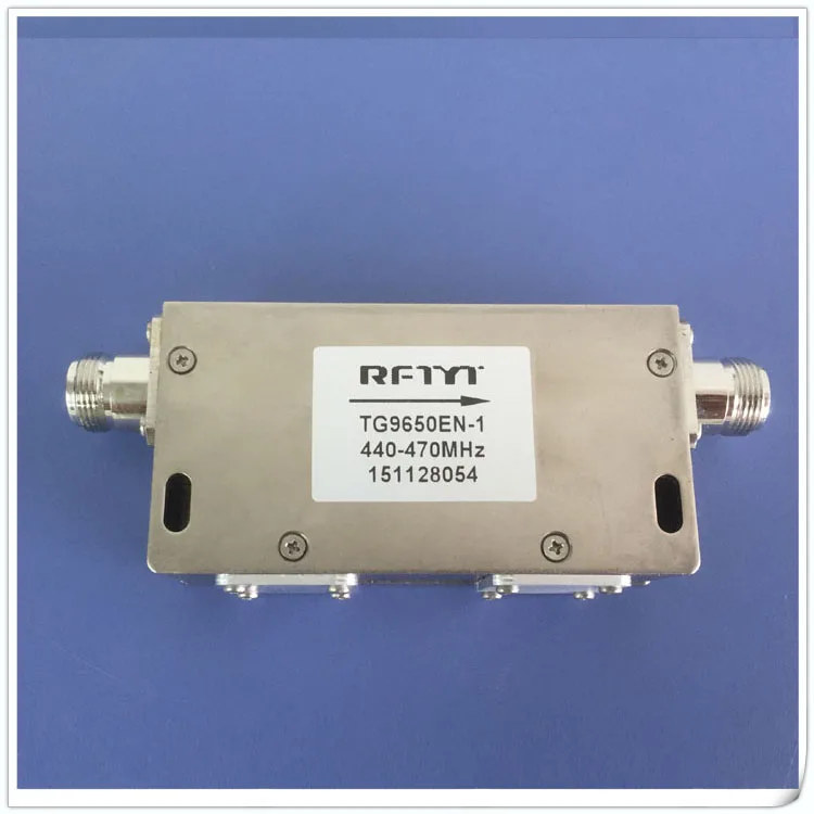 440-470MHz dual junction isolator for UHF VHF radio and TV FM digital TV frequency