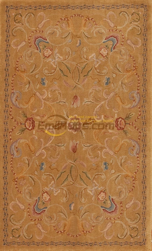 Vintage Hand Made Wool Rug  Camel - Coloured Runnercarpet With  Carpet For Bedroom Natural Sheep Wool